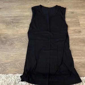 Black parallel zyia tank